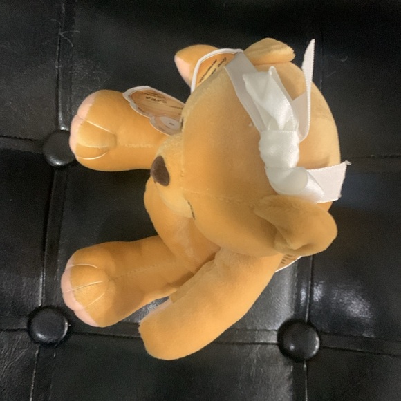 Retired Cherished Teddies Sara Teddy Bear Beanie With Satin Head Band & Tag - Picture 9 of 11